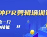 抖音视频一分钟PR剪辑培训：学会一门赚钱的技能，每节课短小精悍-第一资源库