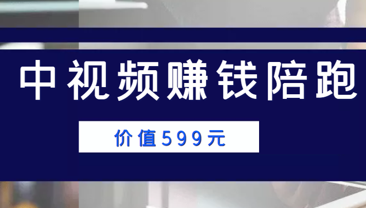 中视频赚钱陪跑,卖中视频账户赚钱收益陪跑项目(价值599元)-第一资源库