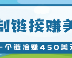 复制链接赚美元,一个链接可赚450+,利用链接点击即可赚钱的项目【视频教程】-第一资源库