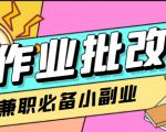 在线作业批改判断员信息差项目，1小时收益5元【视频教程+任务渠道】-第一资源库