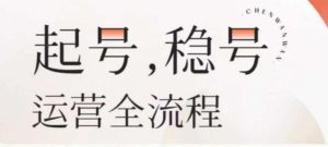 婉婉-起号稳号运营全流程,解决从小白到进阶所有运营知识,帮助解决账号所有运营难题-第一资源库