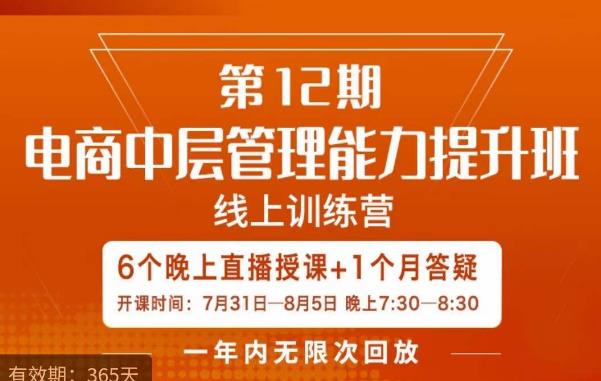 陈少珊·电商中层管理能力提升班,学习对象-电商公司各个岗位的主管,20人人以内的电商公司老板-第一资源库