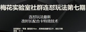 梅花实验室社群连怼玩法第七期,连怼玩法最新,改时长配合卡特效技术-第一资源库