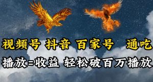 视频号,百家号,抖音流量通吃,抗战时期的英雄人物传记介绍,每天轻松两三张【揭秘】-第一资源库