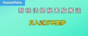 简单操作,每天50美元收入,搬运就是赚钱的秘诀【揭秘】-第一资源库