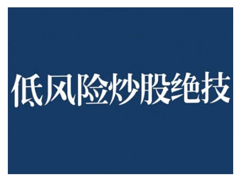 2024低风险股票实操营,低风险,高回报-第一资源库