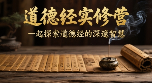 道德经实修营，一起探索道德经的深邃智慧-第一资源库