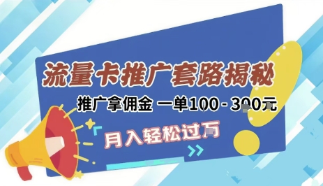 2025年外面卖1500的流量卡项目最新玩法，绿色无门槛对新手非常友好，日入3张+-第一资源库
