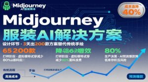 AI在服装领域的运用，使用midjourney做服装辅助企业降低成本-第一资源库