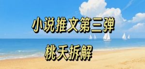小说推文项目操作全流程第三弹，0粉就能做，门槛低非常适合新手-第一资源库