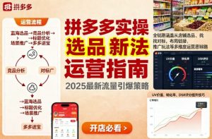 王校长9月12拼多多实操新玩法,全链路涵盖从店铺选品、找对标,布局链接,推广玩法等多维度运营思路-第一资源库