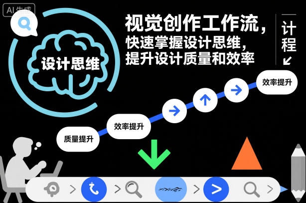 视觉创作工作流,快速掌握设计思维,提升设计质量和效率-第一资源库