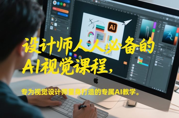 设计师人人必备的AI视觉课程,专为视觉设计师量身打造的专属AI教学-第一资源库