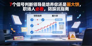 付费文章:7个信号判断领导是培养你还是画大饼,职场人必看,防踩坑指南-第一资源库