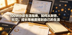 付费文章：100W存款生活指南，如何从财务、社交、成长等维度规划自己的生活-第一资源库