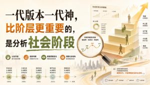 付费文章:一代版本一代神,比阶层更重要的,是分析社会阶段-第一资源库
