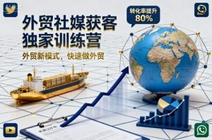 外贸社媒获客独家训练营，外贸新模式，快速做外贸（更新26年08月21日）-第一资源库