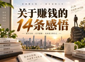 付费文章:关于賺钱的14条感悟-第一资源库