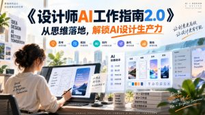 《设计师AI工作指南2.0》从思维落地-无水印,解锁AI设计生产力-第一资源库