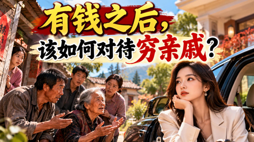 某公众号付费文章：有钱之后，该如何对待穷亲戚？-第一资源库