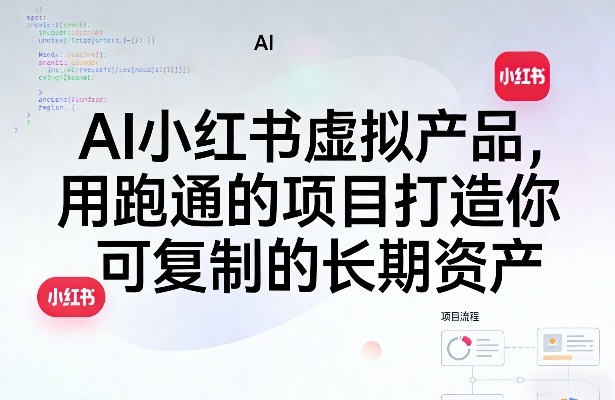 AI小红书虚拟产品，用跑通的项目打造你可复制的长期资产（更新1017）-第一资源库